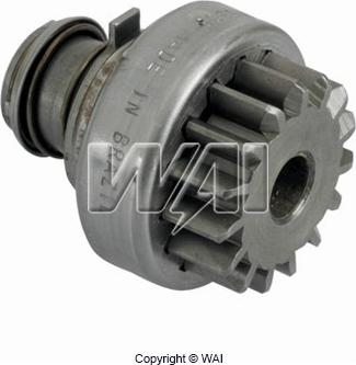 WAI 54-8118-ZEN - Ведущая шестерня, бендикс, стартер autospares.lv