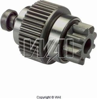 WAI 54-8133-ZEN - Ведущая шестерня, бендикс, стартер autospares.lv