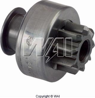 WAI 54-8137-ZEN - Ведущая шестерня, бендикс, стартер autospares.lv