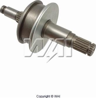 WAI 54-83407-ZEN - Ведущая шестерня, бендикс, стартер autospares.lv