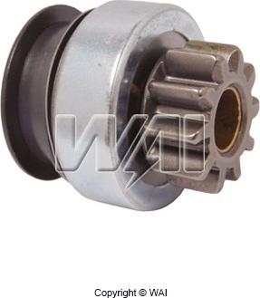 WAI 54-8343 - Ведущая шестерня, бендикс, стартер autospares.lv