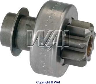 WAI 54-8306 - Ведущая шестерня, бендикс, стартер autospares.lv