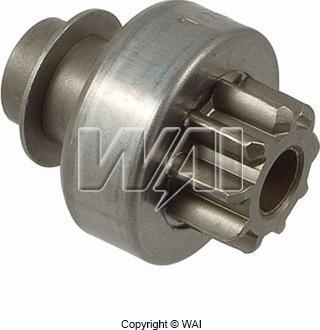 WAI 54-8319-ZEN - Ведущая шестерня, бендикс, стартер autospares.lv