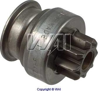 WAI 54-8313 - Ведущая шестерня, бендикс, стартер autospares.lv