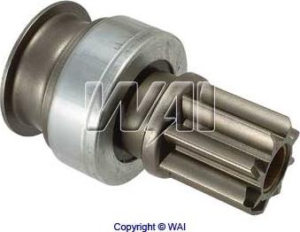 WAI 54-8338 - Ведущая шестерня, бендикс, стартер autospares.lv