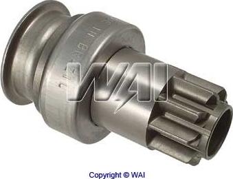 WAI 54-8325 - Ведущая шестерня, бендикс, стартер autospares.lv