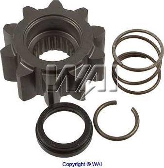 WAI 54-83201 - Ведущая шестерня, бендикс, стартер autospares.lv