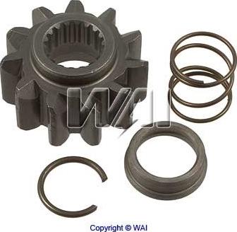 WAI 54-83212 - Ведущая шестерня, бендикс, стартер autospares.lv