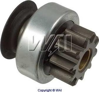 WAI 54-8247 - Ведущая шестерня, бендикс, стартер autospares.lv