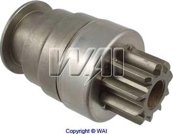 WAI 54-8200 - Ведущая шестерня, бендикс, стартер autospares.lv