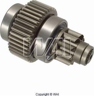 WAI 54-8235-ZEN - Ведущая шестерня, бендикс, стартер autospares.lv