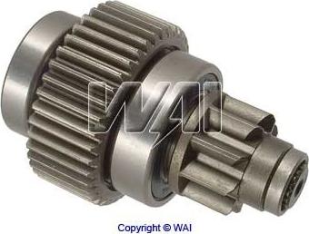 WAI 54-8235 - Ведущая шестерня, бендикс, стартер autospares.lv