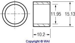 WAI 62-2402 - Втулка, вал стартера autospares.lv