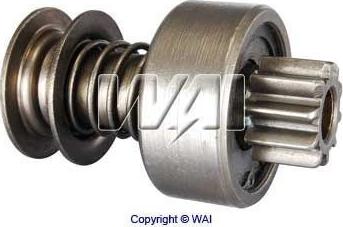 WAI 3-302 - Ведущая шестерня, бендикс, стартер autospares.lv