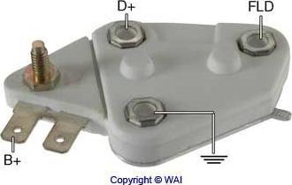WAI D104HD-1 - Регулятор напряжения, генератор autospares.lv
