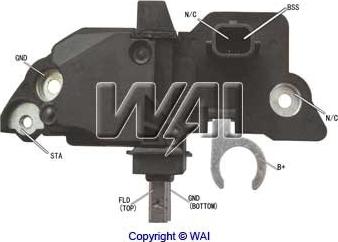 WAI IB321 - Регулятор напряжения, генератор autospares.lv