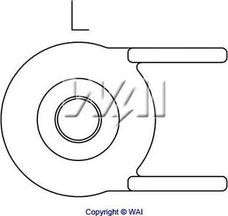 WAI IB248 - Регулятор напряжения, генератор autospares.lv