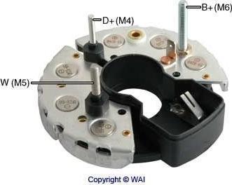 WAI IBR314 - Выпрямитель, диодный мост, генератор autospares.lv