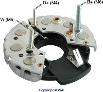 WAI IBR325 - Выпрямитель, диодный мост, генератор autospares.lv