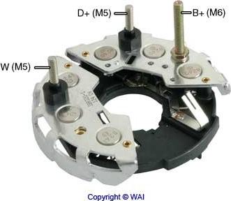 WAI IBR320 - Выпрямитель, диодный мост, генератор autospares.lv