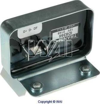 WAI ID8366 - Регулятор напряжения, генератор autospares.lv