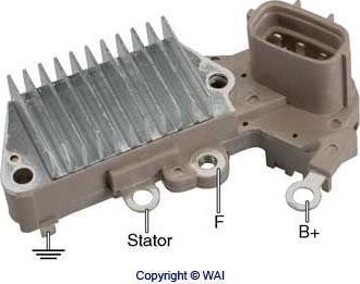 WAI IN453 - Регулятор напряжения, генератор autospares.lv