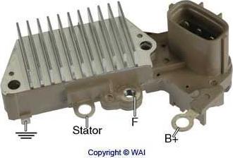 WAI IN437 - Регулятор напряжения, генератор autospares.lv