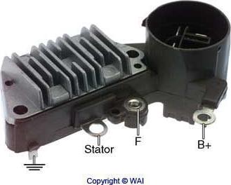 WAI IN224 - Регулятор напряжения, генератор autospares.lv