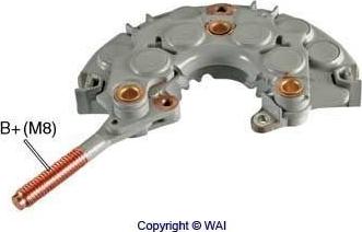 WAI INR733P - Выпрямитель, диодный мост, генератор autospares.lv