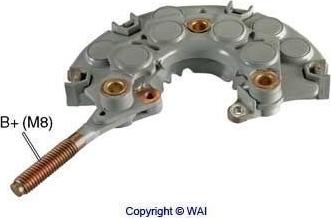 WAI INR732P - Выпрямитель, диодный мост, генератор autospares.lv