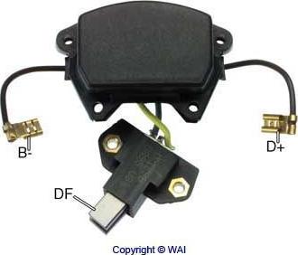WAI IP129B - Регулятор напряжения, генератор autospares.lv