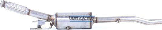 Walker 93157 - Сажевый / частичный фильтр, система выхлопа ОГ autospares.lv