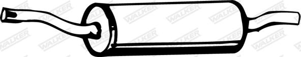 Walker 09204 - Глушитель выхлопных газов, конечный autospares.lv
