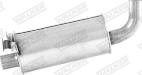 Walker 06674 - Средний глушитель выхлопных газов autospares.lv
