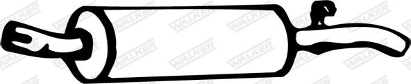 Walker 07869 - Глушитель выхлопных газов, конечный autospares.lv