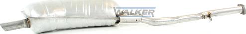 Walker 18907 - Глушитель выхлопных газов, конечный autospares.lv
