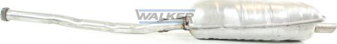 Walker 18907 - Глушитель выхлопных газов, конечный autospares.lv