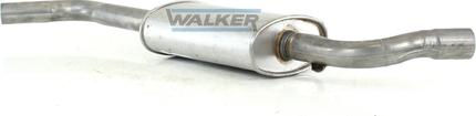 Walker 18252 - Средний глушитель выхлопных газов autospares.lv