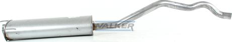 Walker 17255 - Средний глушитель выхлопных газов autospares.lv