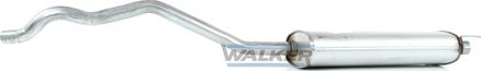 Walker 17255 - Средний глушитель выхлопных газов autospares.lv