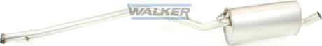 Walker 24063 - Глушитель выхлопных газов, конечный autospares.lv