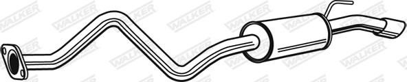 Walker 25099 - Глушитель выхлопных газов, конечный autospares.lv
