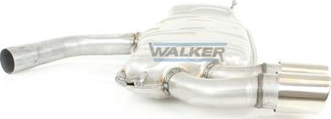 Walker 25092 - Глушитель выхлопных газов, конечный autospares.lv