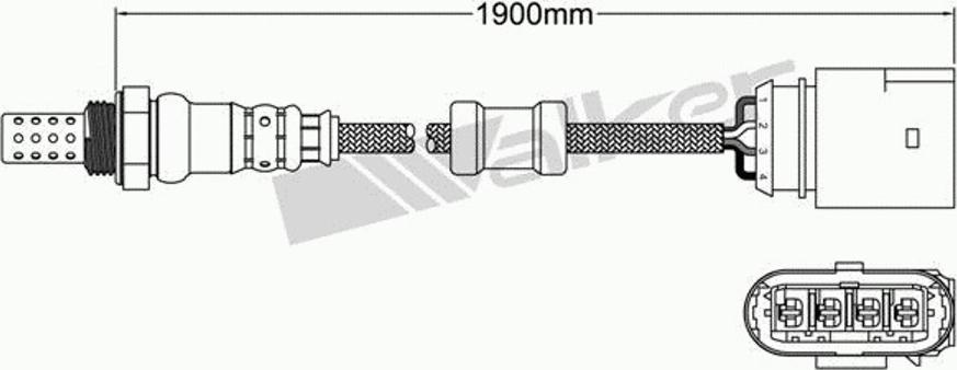 Walker 250-24689 - Лямбда-зонд, датчик кислорода autospares.lv