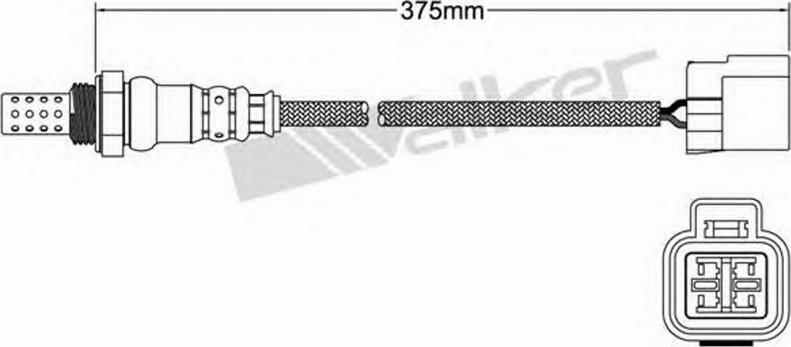 Walker 250-24349 - Лямбда-зонд, датчик кислорода autospares.lv