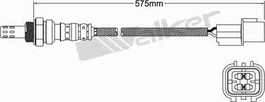 Walker 250-24368 - Лямбда-зонд, датчик кислорода autospares.lv