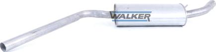 Walker 21036 - Средний глушитель выхлопных газов autospares.lv