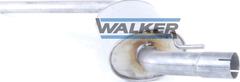 Walker 21036 - Средний глушитель выхлопных газов autospares.lv