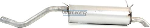 Walker 21162 - Глушитель выхлопных газов, конечный autospares.lv