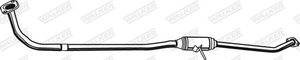 Walker 21105 - Предглушитель выхлопных газов autospares.lv